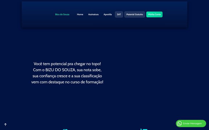 Екранна снимка на bizudosouza.com