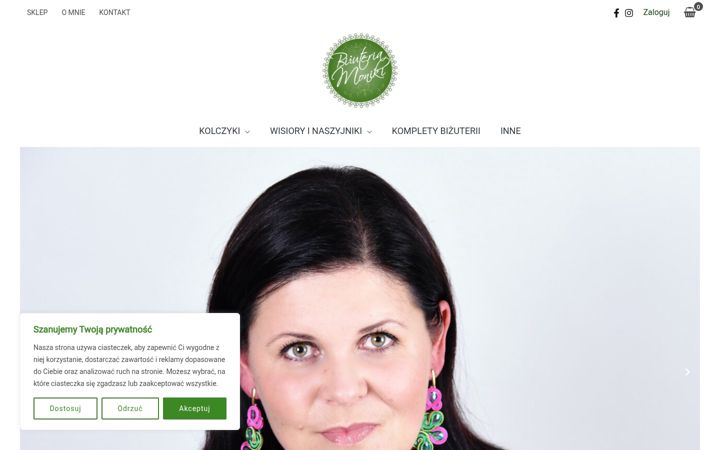 Screenshot of bizuteriamoniki.pl