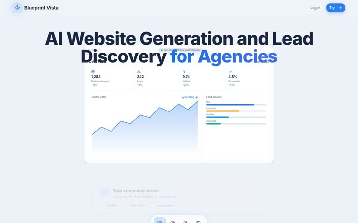 Screenshot of bizvista.site