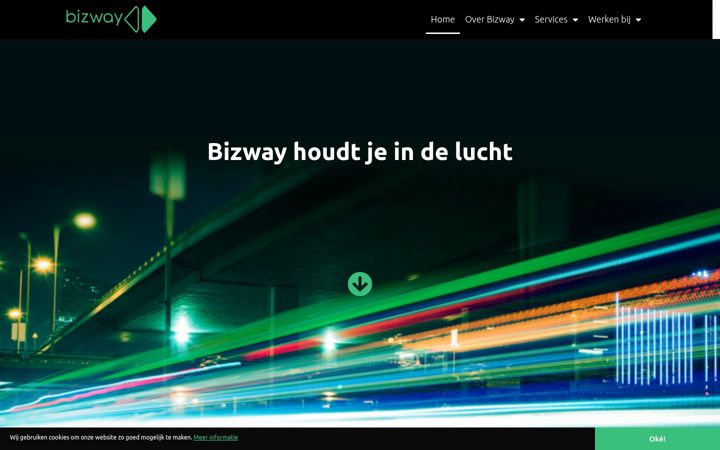 Ekraanipilt saidist bizway.nl