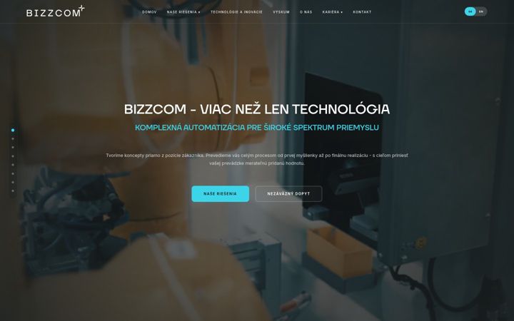 Screenshot of bizzcom.sk