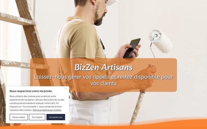 Captura de pantalla de bizzenartisans.fr