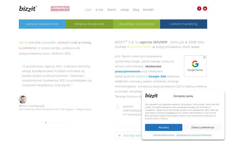 Screenshot of bizzit.pl