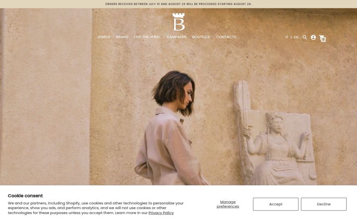 Screenshot of bizzottogioielli.com