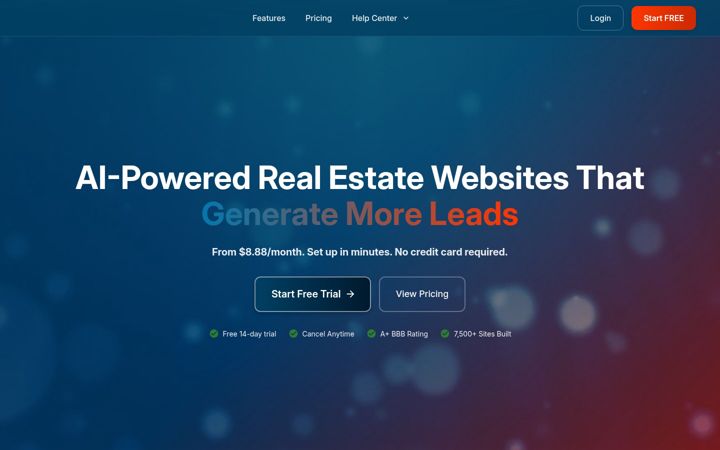 Screenshot of bizzup.net