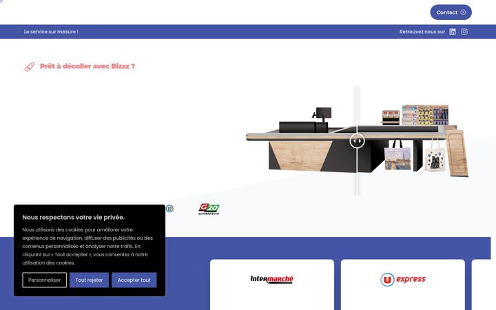 Screenshot of bizzz.fr