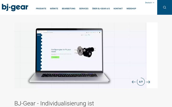 Screenshot ta' bj-gear.de