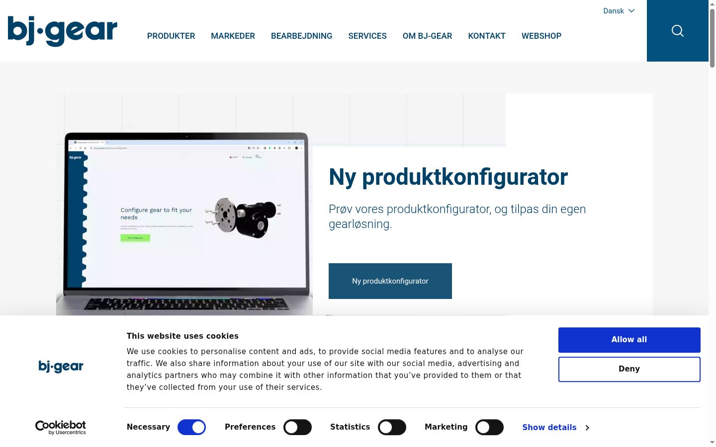 Screenshot tal-banner tal-kunsens muri qabel kwalunkwe interazzjoni