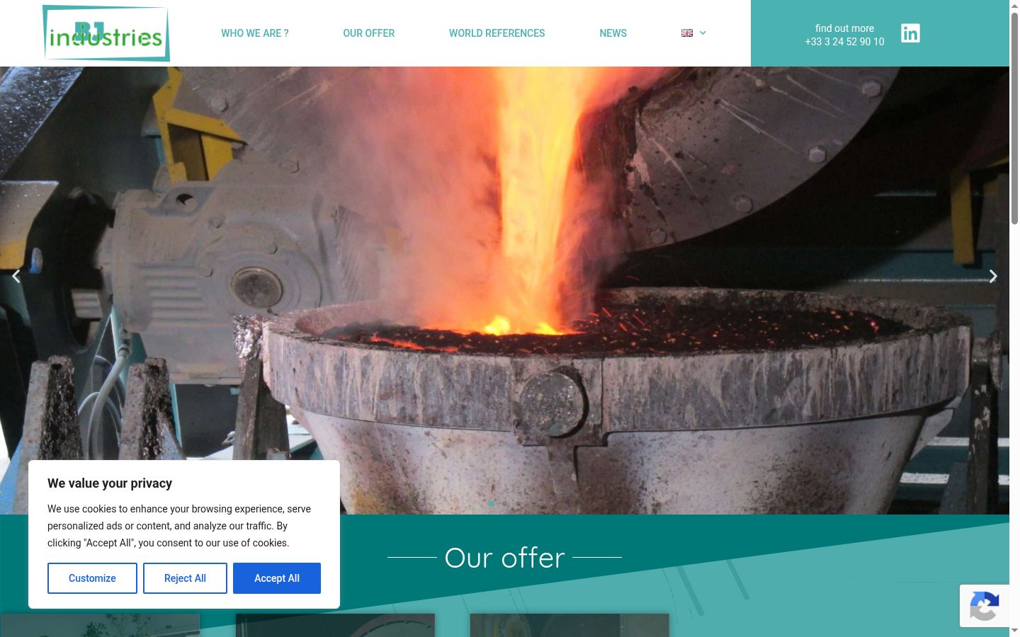 Screenshot tal-banner tal-kunsens muri qabel kwalunkwe interazzjoni
