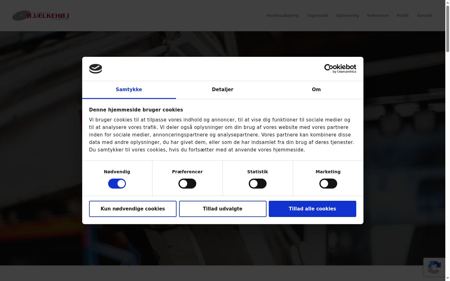 Capture d'écran de la bannière de consentement affichée avant toute interaction