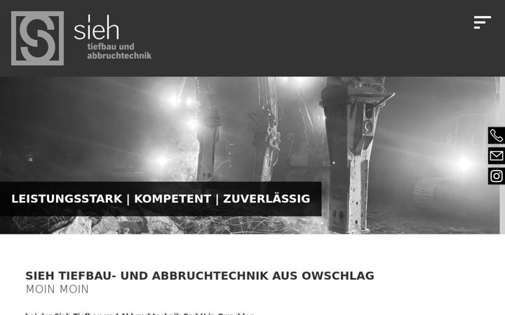 Screenshot of bjarne-sieh.de