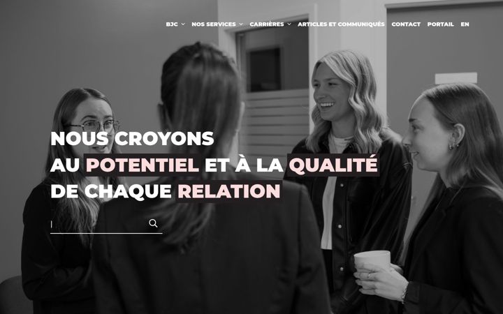 Screenshot of bjc.ca