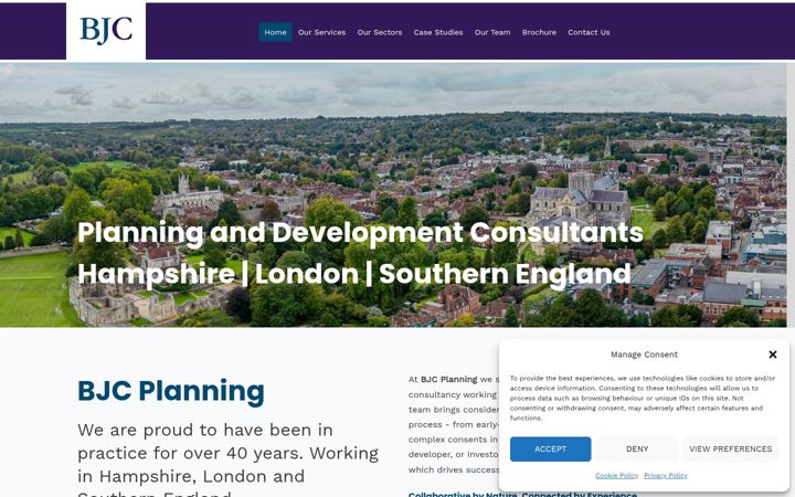 Screenshot of bjcplanning.co.uk