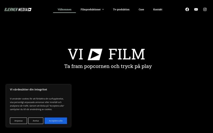 Skærmbillede af bjernermedia.se