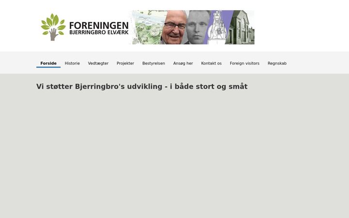 Screenshot of bjerringbro-elvaerk.dk