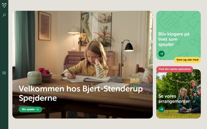 Captura de pantalla de bjertspejderne.dk