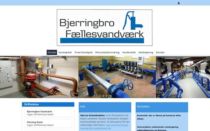 Screenshot of bjfaellesvand.dk