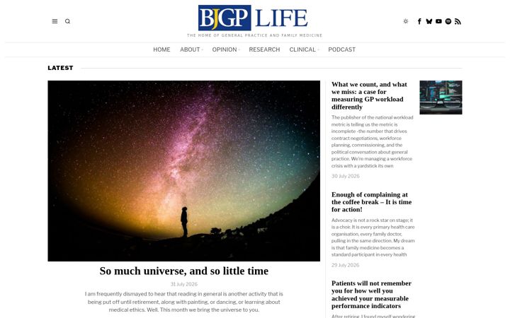 Captura de pantalla de bjgplife.com