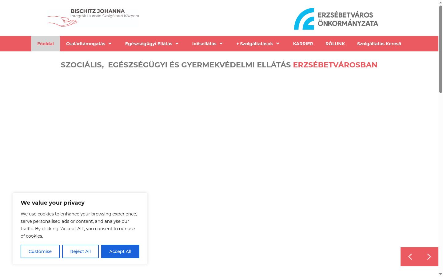 Ekrānuzņēmums ar piekrišanas baneri, kas tika rādīts pirms jebkādas mijiedarbības