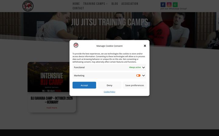 Screenshot von bjjintensivecamp.com