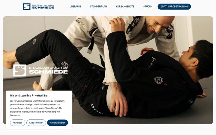 Screenshot of bjjschmiede.at
