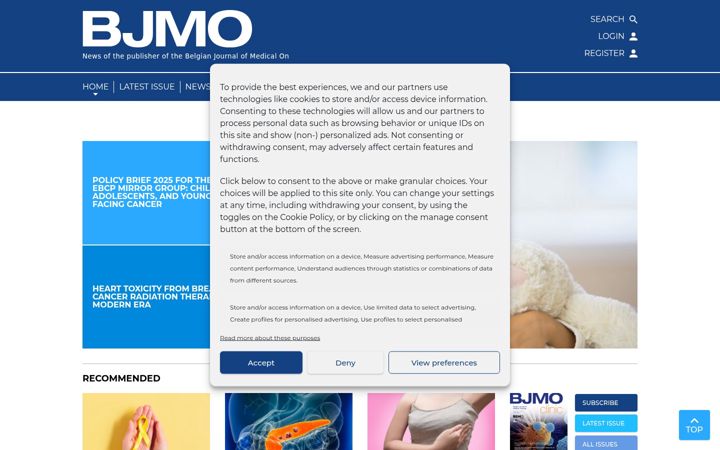 Screenshot of bjmo.be