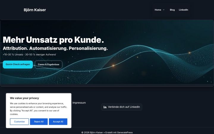 Screenshot of bjoern-kaiser.com
