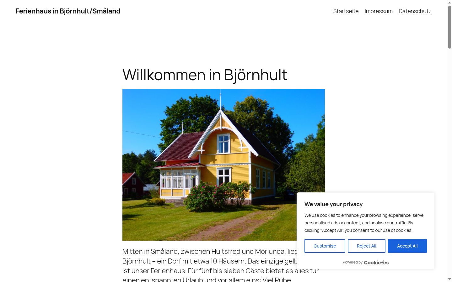 Screenshot tal-banner tal-kunsens muri qabel kwalunkwe interazzjoni