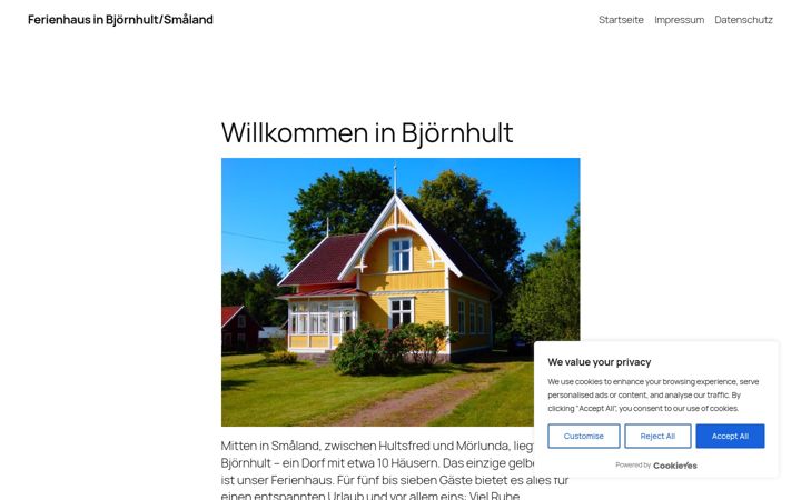 Screenshot of bjoernhult.de