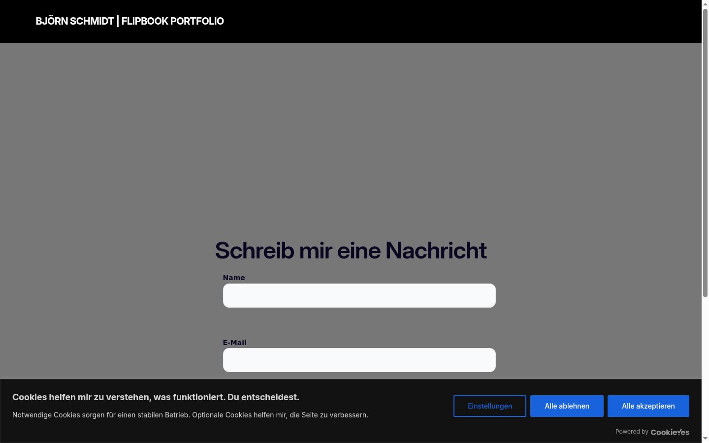 Screenshot van de toestemmingsbanner zoals getoond vóór enige interactie