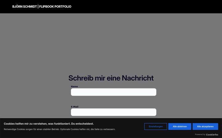 Screenshot van bjoernschmidt.digital