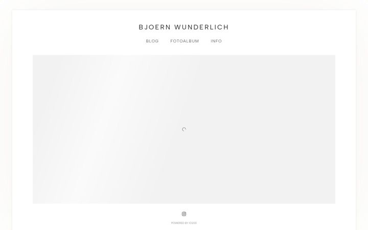 Screenshot of bjoernwunderlich.de