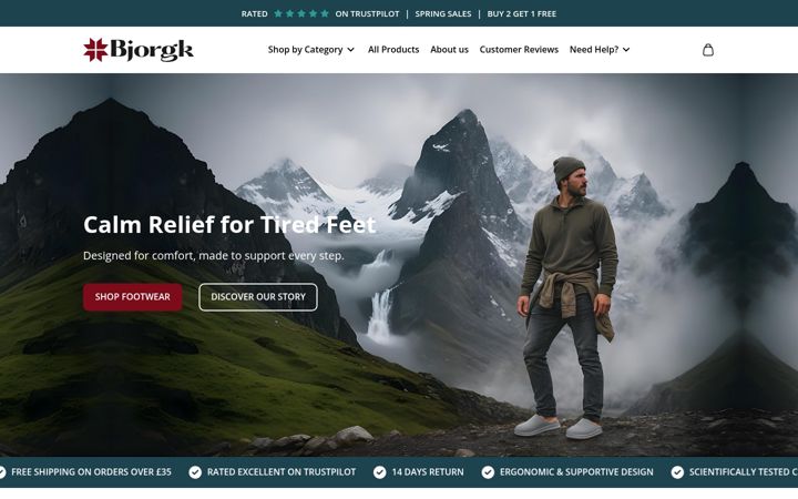 Screenshot of bjorgk.com