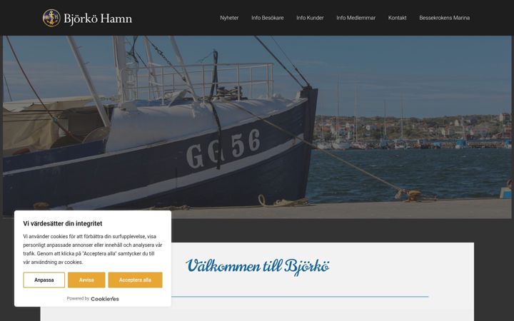 Snímek obrazovky bjorkohamn.se