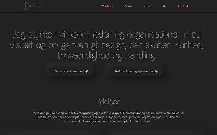 Screenshot of bjornaa.dk