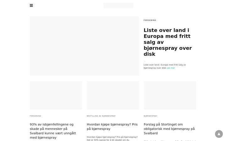 Screenshot of bjornespray.no