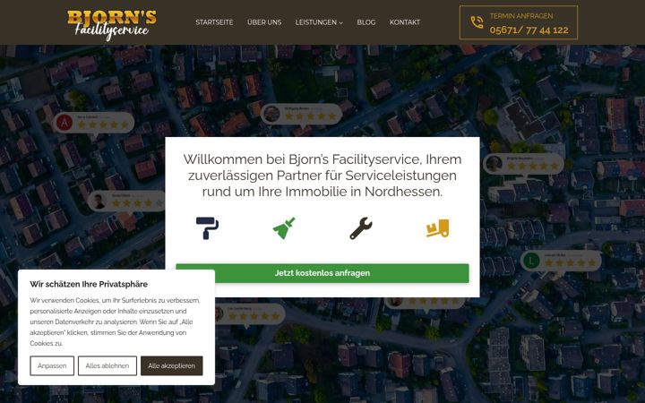 Screenshot of bjorns-kassel.de