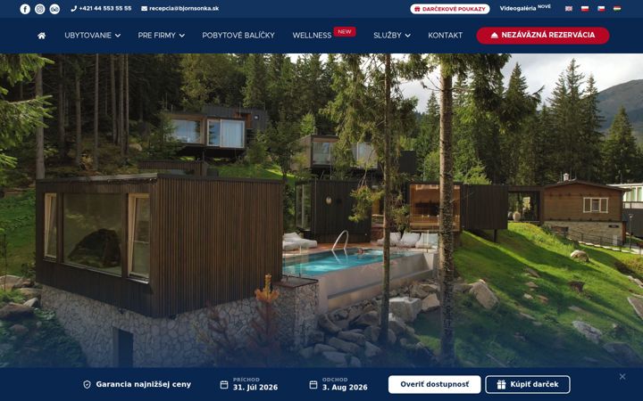 Screenshot of bjornsonka.sk