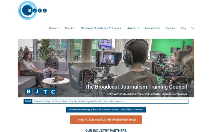 Screenshot of bjtc.org.uk