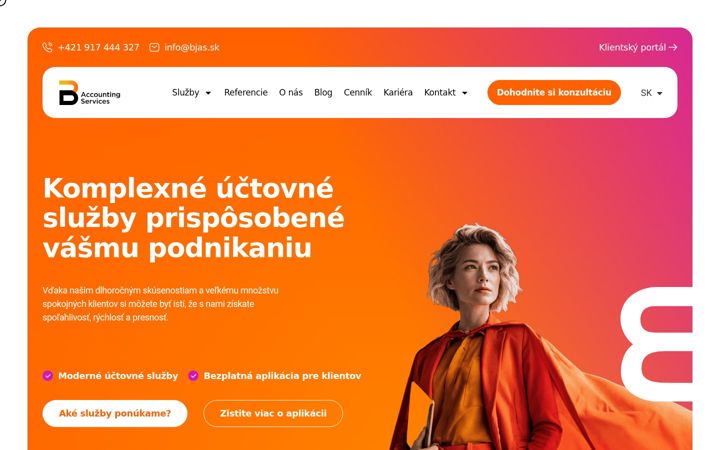 Екранна снимка на bjucto.sk