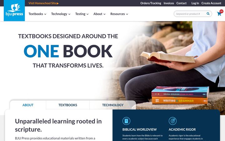 Screenshot of bjupress.com
