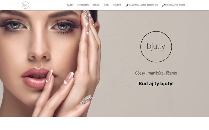 Screenshot of bjuty.sk