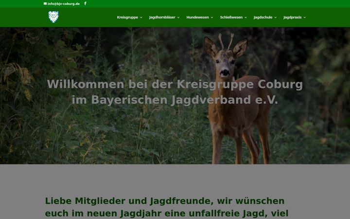 Screenshot of bjv-coburg.de