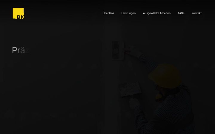 Screenshot of bk-akustiktrockenbau.de