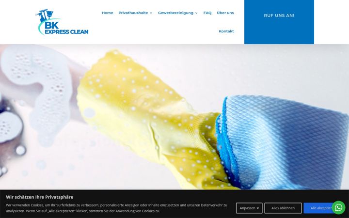 Screenshot of bk-expressclean.de