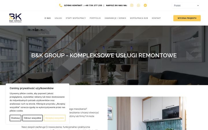 Screenshot of bk-group.pl