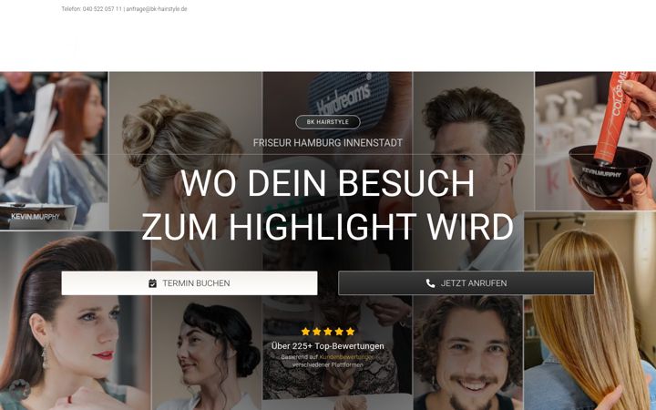 Screenshot of bk-hairstyle.de