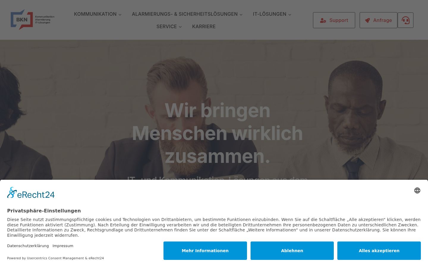 Screenshot van de toestemmingsbanner zoals getoond vóór enige interactie
