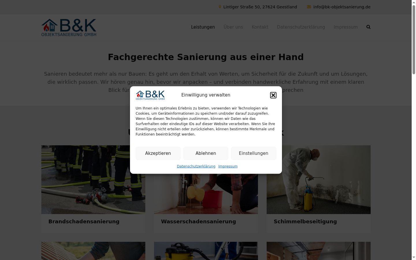 Zrzut ekranu banera zgody wyświetlanego przed jakąkolwiek interakcją