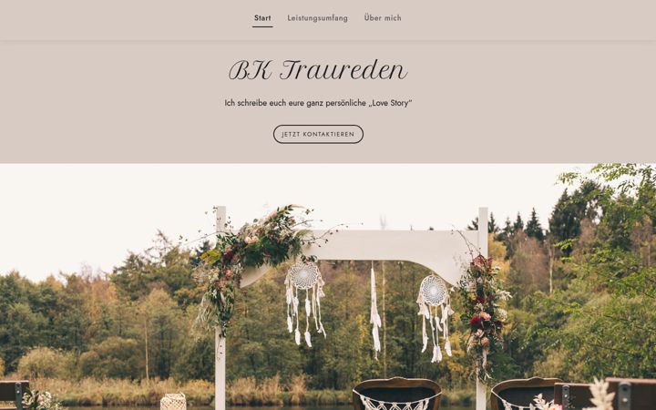 Screenshot of bk-traureden.de